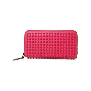 Christian Louboutin Panettone Studded Zip Around Long Wallet